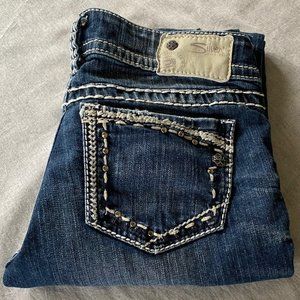 Silver Suki Jeans - Size 27x33